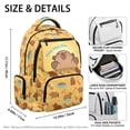 thumbnail image 7 of KUIFORTI Capybara Orange Girls Backpack Comfortable Kids Bookbag Multiple Organizer Pockets Lightweight Suitable for Elementary Middle Daily Use, 7 of 7
