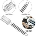thumbnail image 3 of 4Pieces Fish Scaler Remover, Fish Scaler Brush, Stainless Steel Fish Cleaning Kit Fish Scaler Fish Skin Graters Cleaning Peeler Scaler Scraper for Kitchen Fish Scales Removing Peeling, 3 of 11