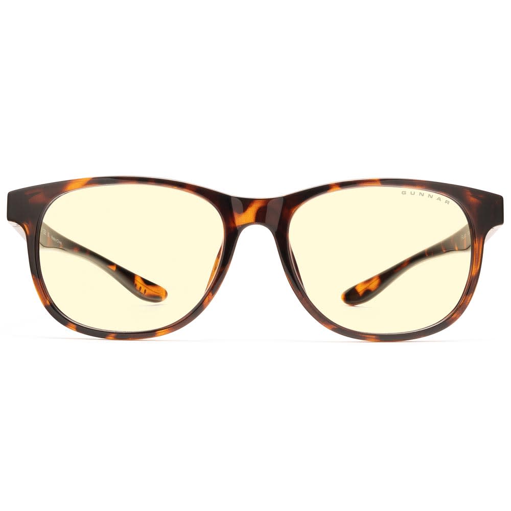 GUNNAR Optiks RUSH Tortoise Amber Gunnar Computer Glasses, Brown