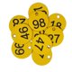 thumbnail image 1 of Minnieouse 100x Protable Number Number 1-100 Dormitory Warehouse Hotel Keys for Ropa, zapatos y accesorios Miscelánea palabra amarilla+negra, 1 of 1