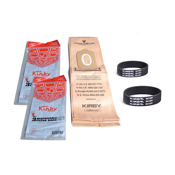 Kirby Heritage Upright Vacuum Style 2, 6Pk Disposable Paper Bags With