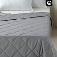 thumbnail image 5 of Cozy Tyme Binta 2 in 1 Warm & Cool Weighted Blanket - 25 Pound 72"x 80" Grey, 5 of 10