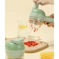 thumbnail image 2 of Jinsinto Portable Electric Vegetable Cutter Set, Portable Mini Garlic Chopper for , Chili, Fruit, Meat, 2 of 4