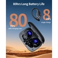 thumbnail image 2 of Auriculares Bluetooth PocBuds, 80 horas de reproducción, IPX7, resistentes al agua, 2 of 6