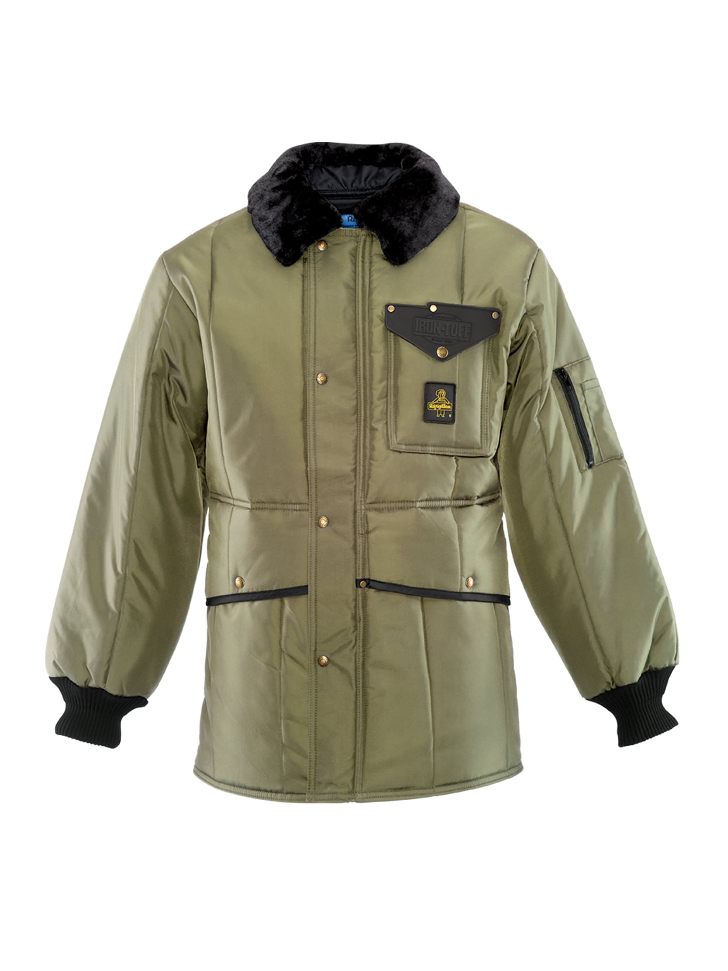 RefrigiWear RefrigiWear Men's IronTuff Jackoat Insulated Workwear Jacket with Fleece Collar