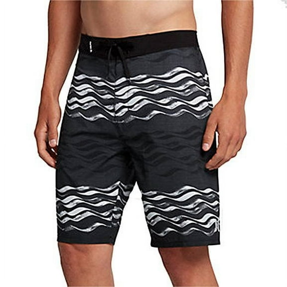Hurley Men's Phantom Currents 20" Boardshorts (33, Black)