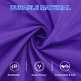 thumbnail image 4 of Scrimmage Training Vest 25x17" Soccer Jersey Sport Team Pinnies, Purple 6 Pack, 4 of 7