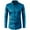 Blue, variant on Iugvhana Men's Shirts Button Down Long Sleeve Slim Fit Dress Shirt Casual Fashion Turndown Collar Comfort Soft Blouse Tops Dark Blue M