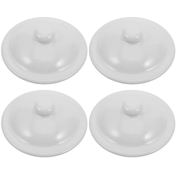 MLINS 4pcs Tea Mug Lid Replacements Enamel Tea Cups Lids Teapot Lids Tea Kettle Top Covers Universal Drink Covers Water Mug Covers For Kitchens Cups