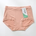 thumbnail image 5 of Underwear, modal high waisted underwear, 7A grade pure cotton antibacterial crotch underwear, seamless hip triangle pants, women's underwear, 3-piece set, 5 of 9