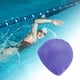 thumbnail image 2 of Gorro de natación de silicona impermeable con relieve morado de Bargains Únicos, 2 of 5