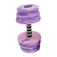 thumbnail image 2 of Mancuerna acuática, barra acuática, flotador, equipo portátil de entrenamiento de natación, mancuerna acuática de EVA para adultos, mujeres y hombres. Rosa púrpura, 2 of 8