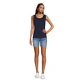 thumbnail image 5 of RealSize Women's Rib Muscle Tank Top, Sizes XS-3XL, 5 of 6