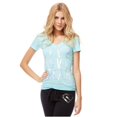thumbnail image 1 of Playera gráfica Aeropostale Live love Dream Mujer Azul Extra Pequeña, 1 of 2