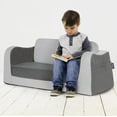 thumbnail image 3 of P'kolino Little Reader Children's Sofa, Grey, 3 of 5