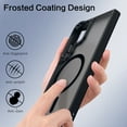 thumbnail image 3 of DUEDUE for Samsung Galaxy S22 Ultra Case Compatible with Mag-Safe, Magnetic Translucent Matte Slim Shockproof Cover Case for Galaxy S22 Ultra 6.8",Black, 3 of 8