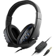 thumbnail image 1 of Genérico Auriculares Gaming cables de 3 5mm Orejeras Cerradas con MICR Fono cancelaci n Ruido y Control Volumen para PC Laptop Tel, 1 of 2