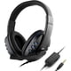 thumbnail image 1 of Genérico Auriculares Gaming cables de 3 5mm Orejeras Cerradas con MICR Fono cancelaci n Ruido y Control Volumen para PC Laptop Tel, 1 of 1