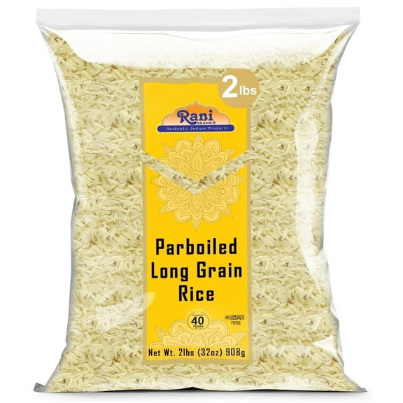 Rani Parboiled Long Grain Rice 32oz (2lbs) 908g ~ All Natural | Gluten Friendly | Vegan | Non- GMO | Kosher | Product of USA
