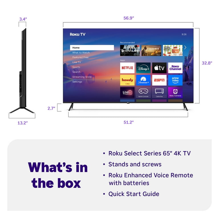 その他 AD SELECT MONTHLY Vol.65 Roku Smart TV 2025 – 65-Inch Select Series, 4K HDR TV – Roku TV