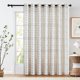 thumbnail image 1 of Cortinas Jinchan Boho para puerta corredera para patio, 213 x 213 cm, mezcla de lino, 1 of 8