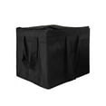 Insulated Grocery shopping bags, Black, reusable bag,thermal zipper