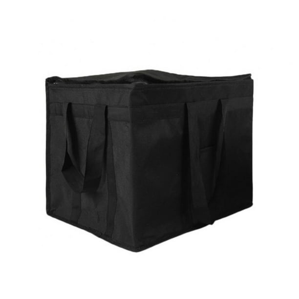 Insulated Grocery shopping bags, Black, reusable bag,thermal zipper