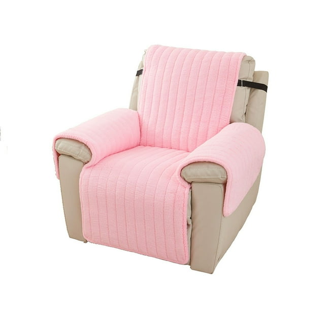 Xingzhi Housse Durable pour Sofa Inclinable Texture Douce et Grand Application Couture Fine Housse de Sofa Rose