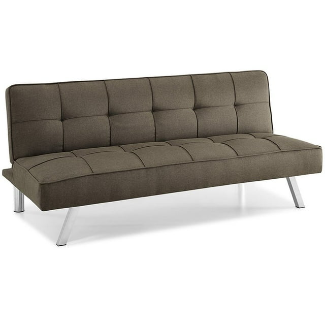 Serta Canapé-Lit Tufté Carson en Tissu Brun Java