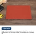 thumbnail image 4 of 10" x 7.7" Silicone Heat Press Pad Mat 0.3" Thick for Heat Press Machine Flat Heat Transfer Pad, 4 of 6