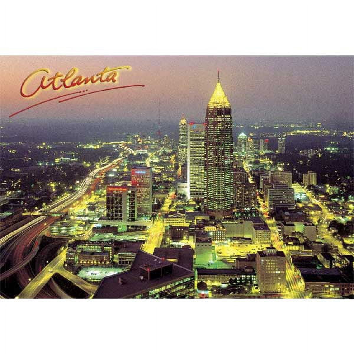 Souvenirs Georgia Atlanta Postcard, 5 in x 7 in, Multicolor