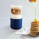 thumbnail image 4 of Recipiente para yogur, termo para alimentos de 2 niveles, de acero inoxidable Azul, 4 of 9