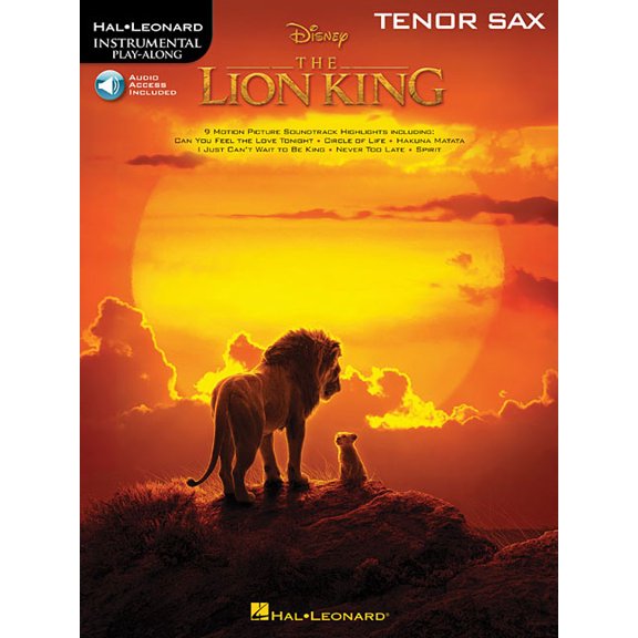 The Lion King for Tenor Sax : Instrumental Play-Along (Paperback)