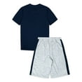 thumbnail image 2 of Wonder Nation Boys Short Sleeve Shirt and Shorts Pajama Set, 2-Piece, Sizes 4-18 & Husky, 2 of 3