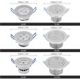 thumbnail image 3 of 5*1W LED Ceiling Light Recessed Spotlight Downlight Ceiling Light Warm White Warm White 100-245V, 3 of 9