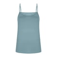 thumbnail image 5 of HOMBOM Womens Summer Tank Top Camisole Adjustable Straps Sleeveless Light Blue Loose Casual Top for Ladies Swing, 5 of 6