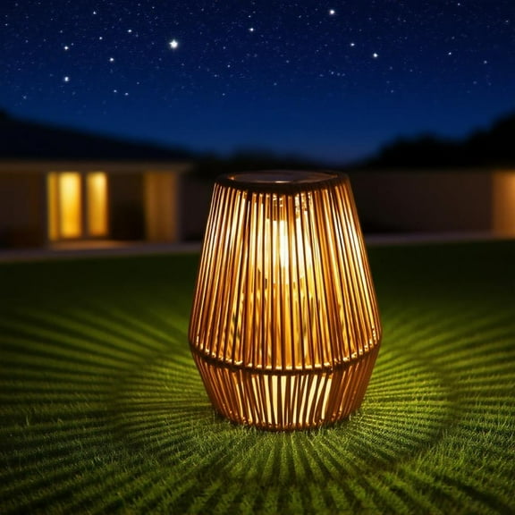 Solar Lanterns Outdoor Waterproof, Hanging Solar Lights for Outside Garden, Yard, Patio, Porch, Trees, Lawn, Pathway Decor - Ideal Gifts for Women, Mom (1 Pack)