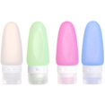 thumbnail image 1 of Travel Bottles Set for Liquid Silicone Cosmetic Leak Proof Travel Container 4PCS, 1 of 7