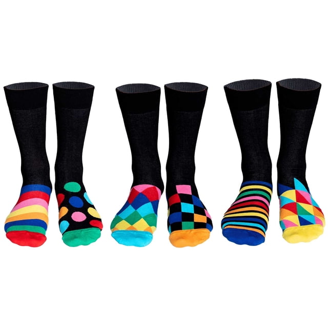 Calcetines para Hombres United Oddsocks, Paquete de 6 Calcetines - Medias, Lema The Sock Exchange 39-46