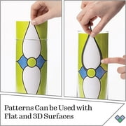 FolkArt Gallery Glass Pattern Set 3/Pkg-Mandala