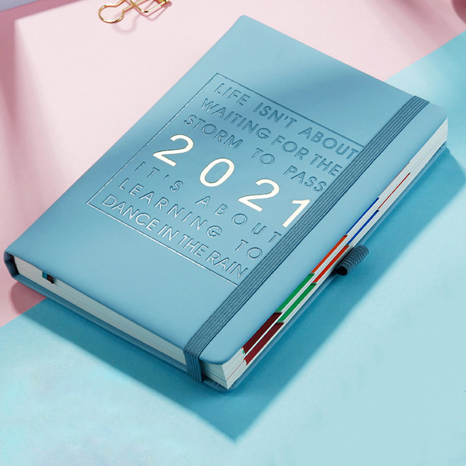 Pontos Portable 2021 Year Diary Schedule Planner Calendar Agendas
