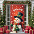 thumbnail image 6 of Traditional Christmas Banner Santa Claus Red Outfit Decorative Design for Holiday Party Indoor Event Christmas Decoration, 6 of 8