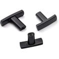 thumbnail image 3 of Homdiy 10 Pack Kitchen Cabinets Knobs Matte Black Drawer Knobs Zinc Alloy Cabinet Pulls Knobs for Bedroom Cabinet, 3 of 5