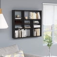 thumbnail image 4 of vidaXL Wall Shelf White 35.4"x6.3"x30.7" Chipboard, 4 of 45