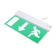 thumbnail image 2 of Señal de salida de emergencia con luz LED acrílica, luz indicadora de evacuación de seguridad, 110-220 V, 2 of 15
