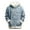 sweatshirt for women - Light Blue, variant on Women Waffle Knit Hooded Sweatshirt Faux Fur Trim Pullover with Kangaroo Pocket Soft Cozy Warm Outerwear for Outdoor Wear,5XL