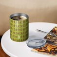 thumbnail image 3 of 12oz Coffee Tumblers Green Bigfoot Pattern Stainless Steel Vacuum Insulated Travel Tumbler Coffee Cups Mug with Lid and Straw with Cleaning Brush for Cold & Hot Drinks, 3 of 5