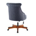 thumbnail image 6 of Linon Ragan Task Chairs with Adjustable Height and Swivel, 275 lb. Capacity, Dark Blue, 6 of 10