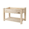thumbnail image 3 of (2 pack) Expert Gardener Natural Wood Raised Garden Bed 4ft L x 2ft W x 31 in H for Outdoor Use, 3 of 11