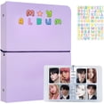 thumbnail image 1 of TRAHOO-Kpop Photocard Binder, PVC Free A5 200 Pocket Album, 6 Ring Binder, DIY Letter Sticker, 1 of 4